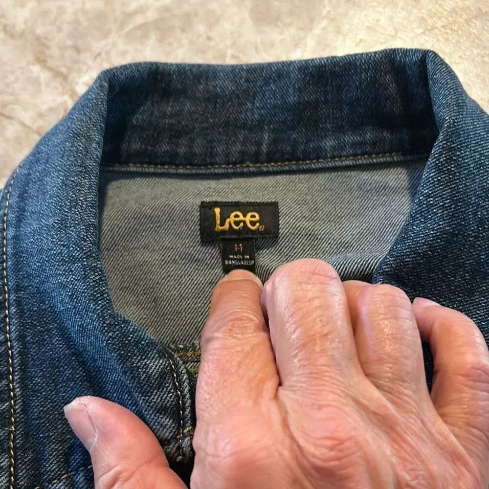 LEE Rider Denim Jacket Size M - Picture 8 of 11